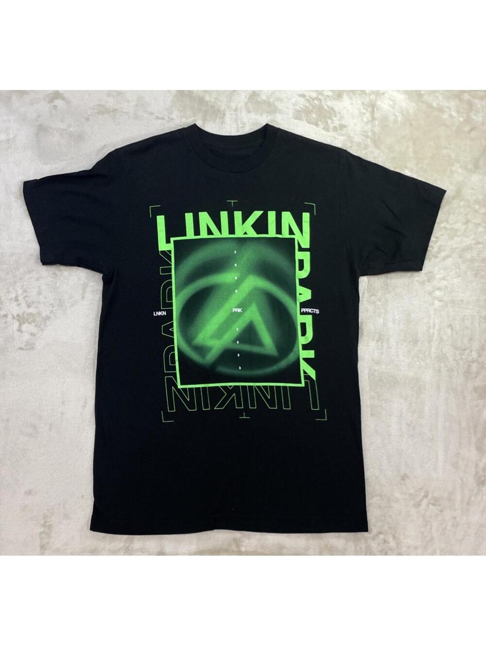 Linkin Park 2022 Band Tour Tee T Shirt Paper Cuts Men's Size Small